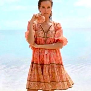 Spell Seashell Mini Dress Coral